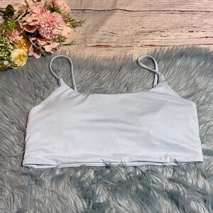 By Egreis Light Blue Crop Tank sz L